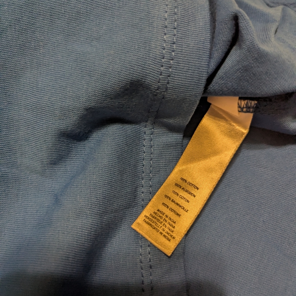 Nwot Alternative Blue Top YXL - Picture 3 of 4